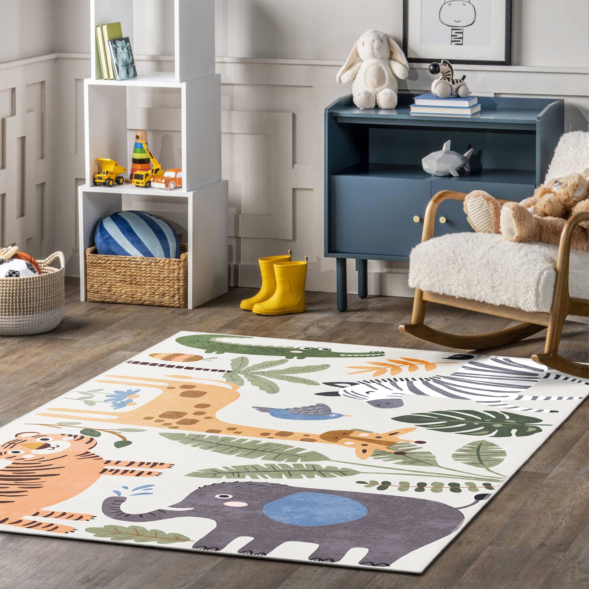 Mauna Machine Washable Area Rug