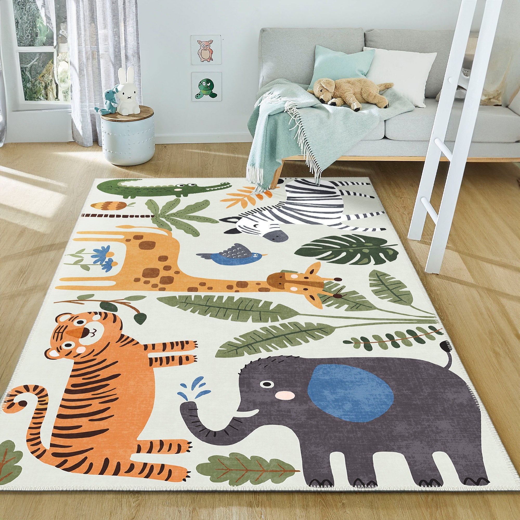 Mauna Machine Washable Area Rug