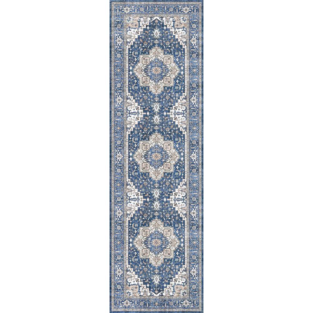 Fulton FUL10 Navy Ivory Rugs #color_navy ivory