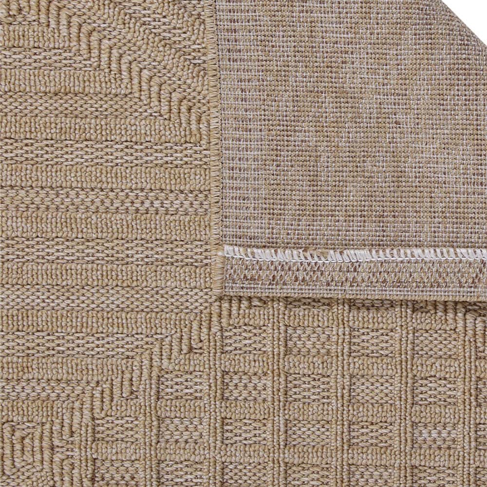 Fava Beige Machine Woven Rug