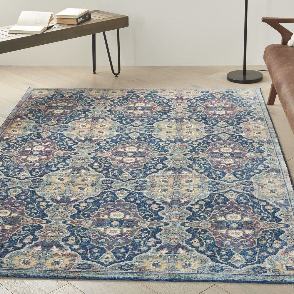 Global Vintage GLB16 Navy Multicolor Rugs #color_navy multicolor