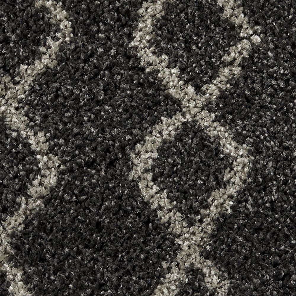 Geometric Shag GOS01 Charcoal Rugs #color_charcoal