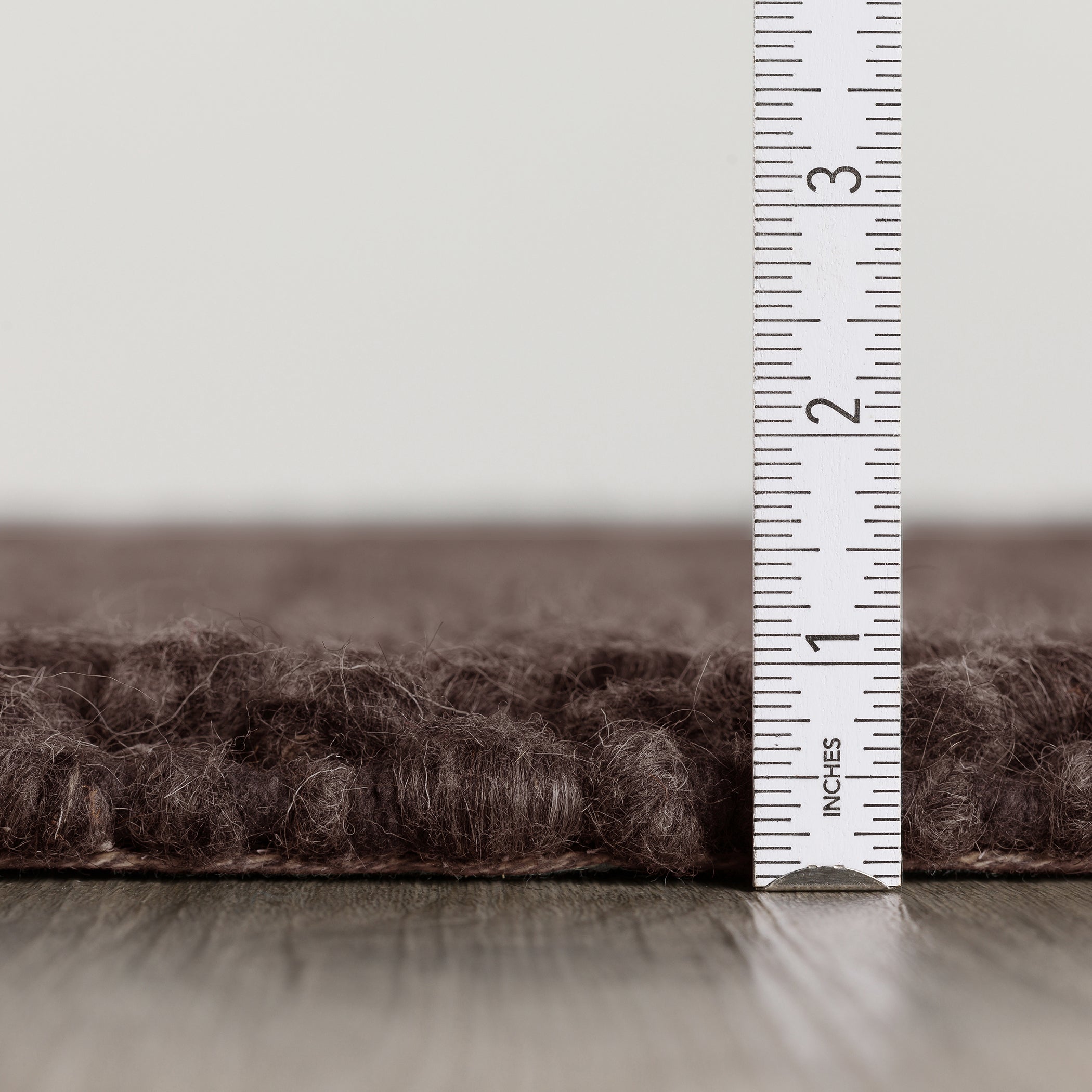 Transitional GR1 Chocolate Brown Wool Rug 2' x 3' #shape_Rectangle