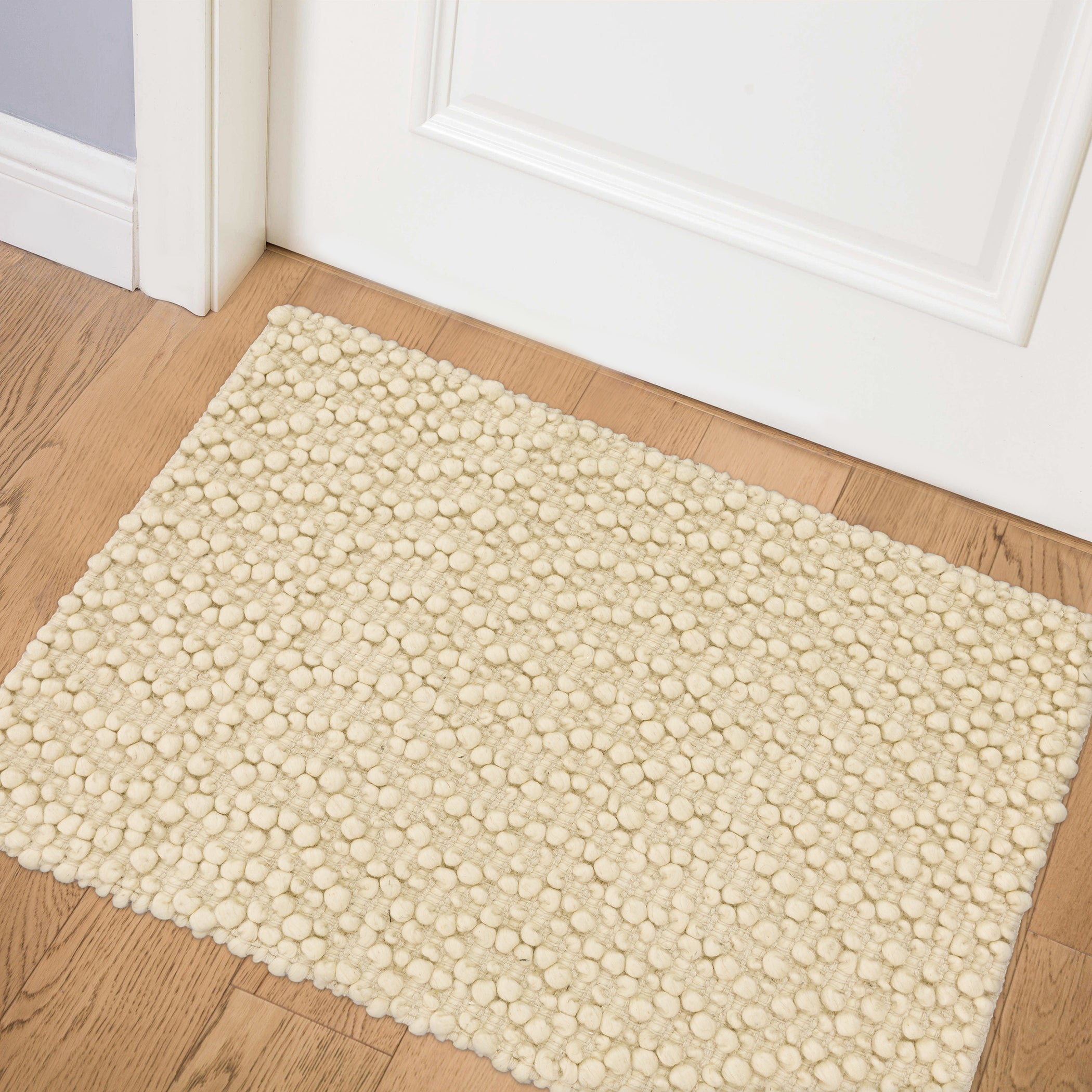 Transitional GR1 Vanilla Ivory Wool Rug 2' x 3' #shape_Rectangle