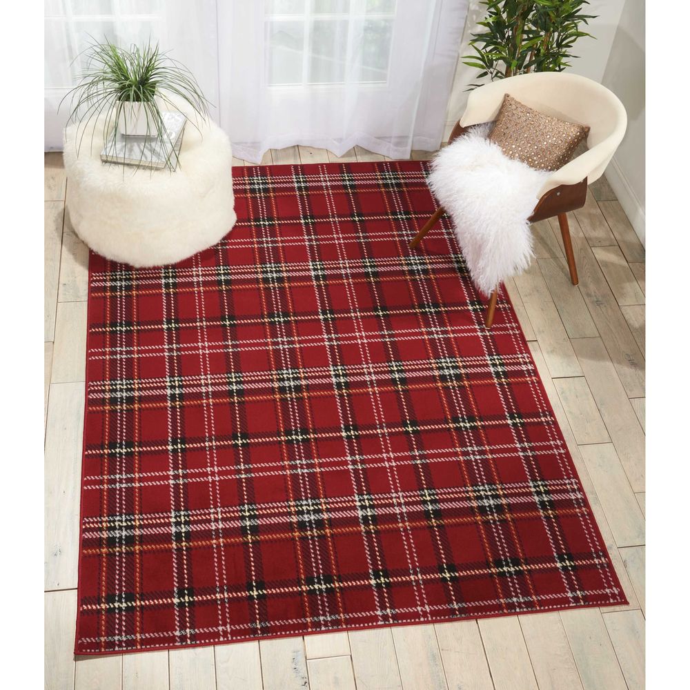 Grafix GRF03 Red Rugs #color_red