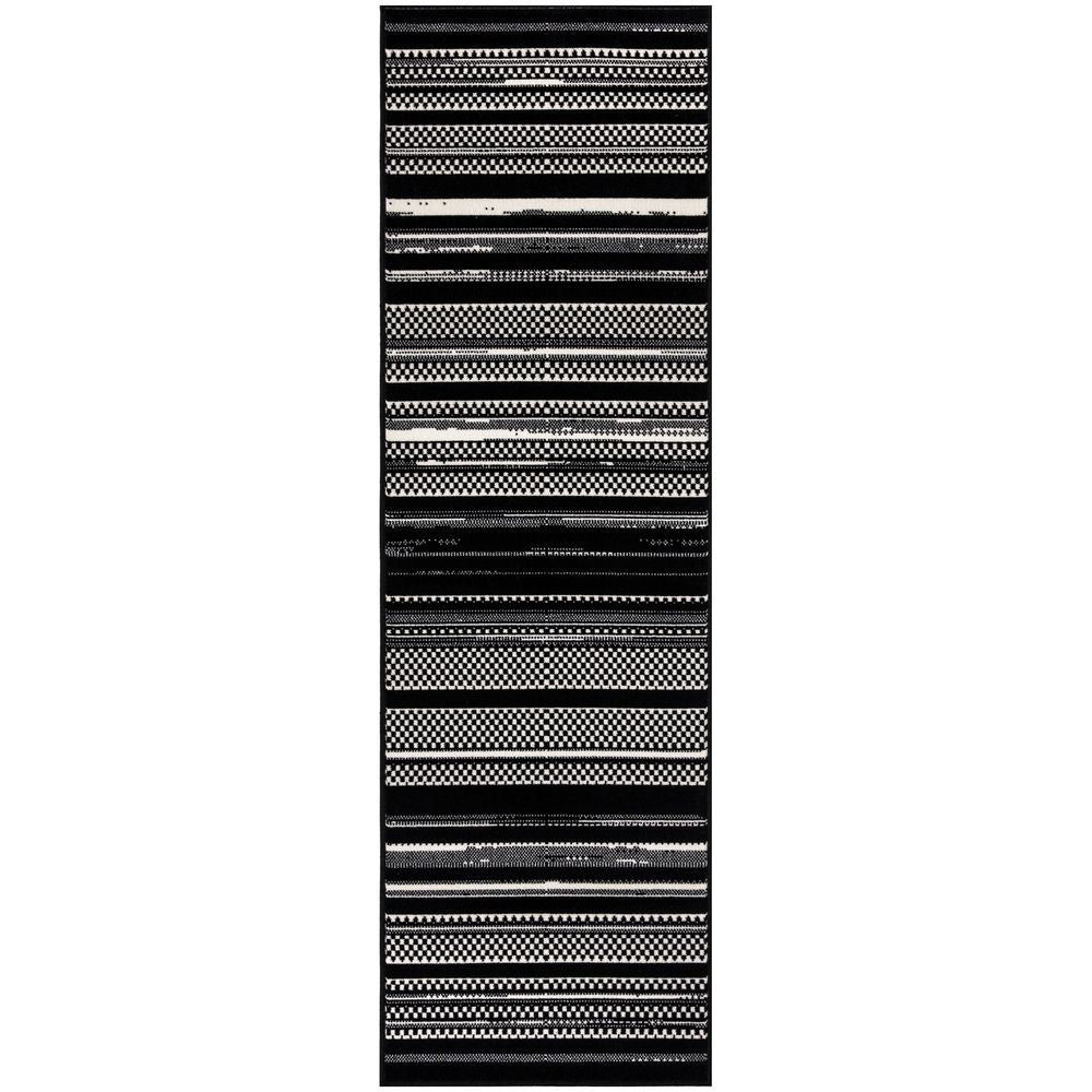 Grafix GRF41 Black White Rug #color_black white