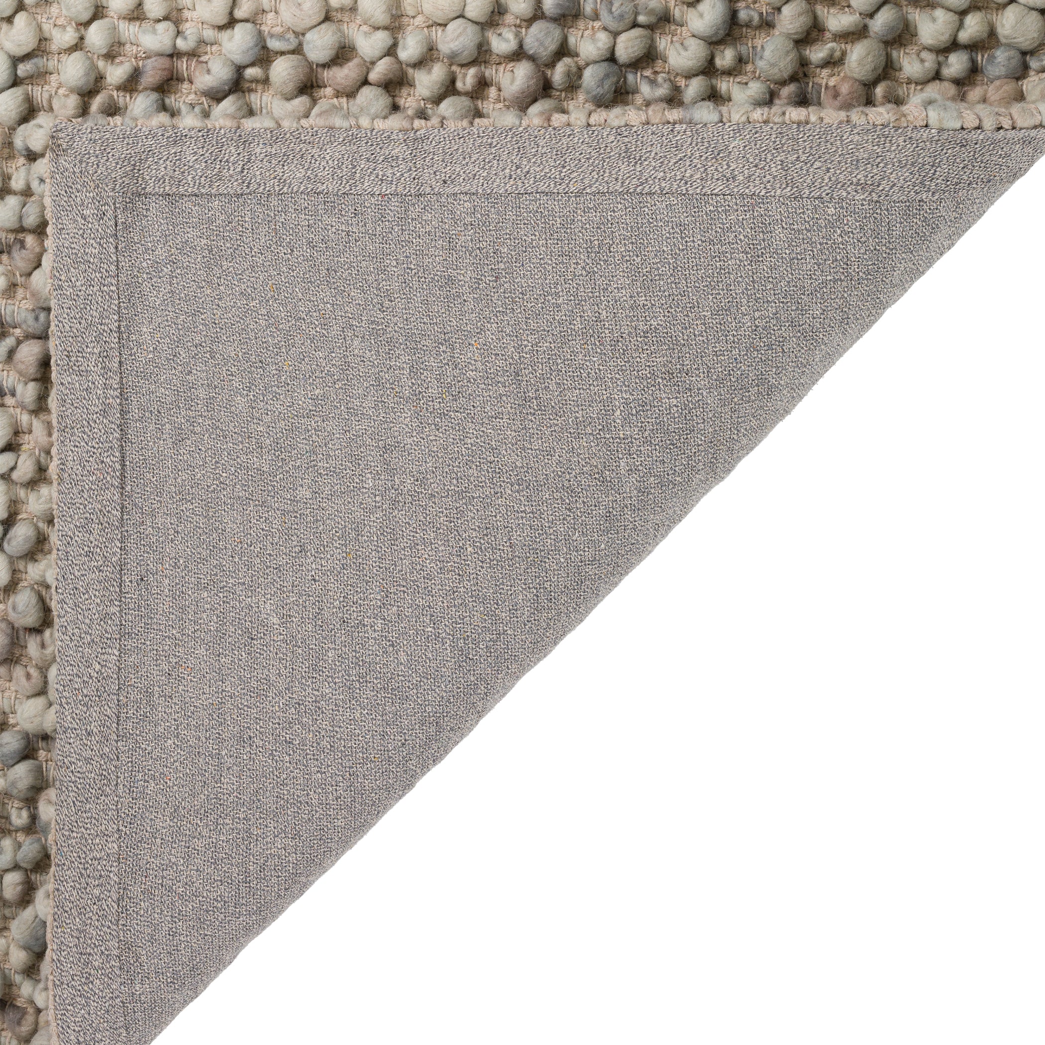 Transitional HU1 Linen Ivory Wool Rug 3'6" x 5'6" #shape_Rectangle