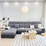 Stretch Couch Cushion Covers, Slipcovers Sofa Cushion Protector Covers, Elastic Furniture Protector for Pets, Kid