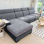 Stretch Couch Cushion Covers, Slipcovers Sofa Cushion Protector Covers, Elastic Furniture Protector for Pets, Kid