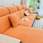 Stretch Couch Cushion Covers, Slipcovers Sofa Cushion Protector Covers, Elastic Furniture Protector for Pets, Kid