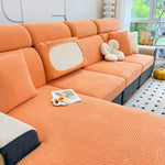 Stretch Couch Cushion Covers, Slipcovers Sofa Cushion Protector Covers, Elastic Furniture Protector for Pets, Kid