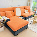 Stretch Couch Cushion Covers, Slipcovers Sofa Cushion Protector Covers, Elastic Furniture Protector for Pets, Kid