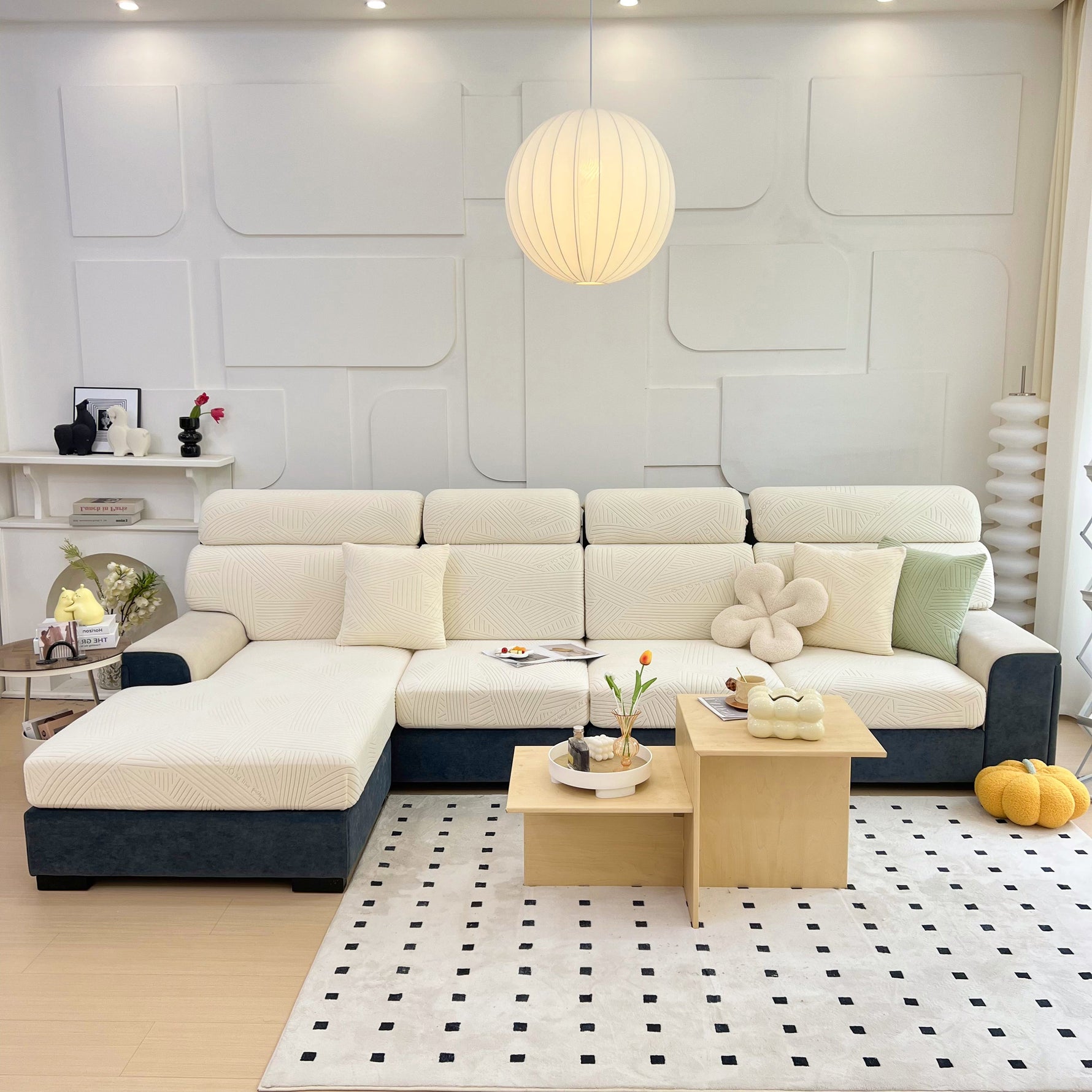 Stretch Couch Cushion Covers, Slipcovers Sofa Cushion Protector Covers, Elastic Furniture Protector for Pets, Kid