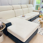 Stretch Couch Cushion Covers, Slipcovers Sofa Cushion Protector Covers, Elastic Furniture Protector for Pets, Kid