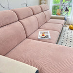 Stretch Couch Cushion Covers, Slipcovers Sofa Cushion Protector Covers, Elastic Furniture Protector for Pets, Kid