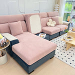 Stretch Couch Cushion Covers, Slipcovers Sofa Cushion Protector Covers, Elastic Furniture Protector for Pets, Kid