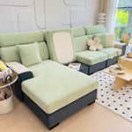Stretch Couch Cushion Covers, Slipcovers Sofa Cushion Protector Covers, Elastic Furniture Protector for Pets, Kid