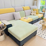 Stretch Couch Cushion Covers, Slipcovers Sofa Cushion Protector Covers, Elastic Furniture Protector for Pets, Kid