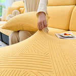 Stretch Couch Cushion Covers, Slipcovers Sofa Cushion Protector Covers, Elastic Furniture Protector for Pets, Kid