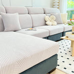Stretch Couch Cushion Covers, Slipcovers Sofa Cushion Protector Covers, Elastic Furniture Protector for Pets, Kid