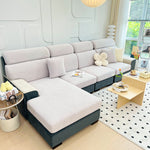 Stretch Couch Cushion Covers, Slipcovers Sofa Cushion Protector Covers, Elastic Furniture Protector for Pets, Kid