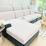 Stretch Couch Cushion Covers, Slipcovers Sofa Cushion Protector Covers, Elastic Furniture Protector for Pets, Kid