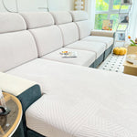 Stretch Couch Cushion Covers, Slipcovers Sofa Cushion Protector Covers, Elastic Furniture Protector for Pets, Kid