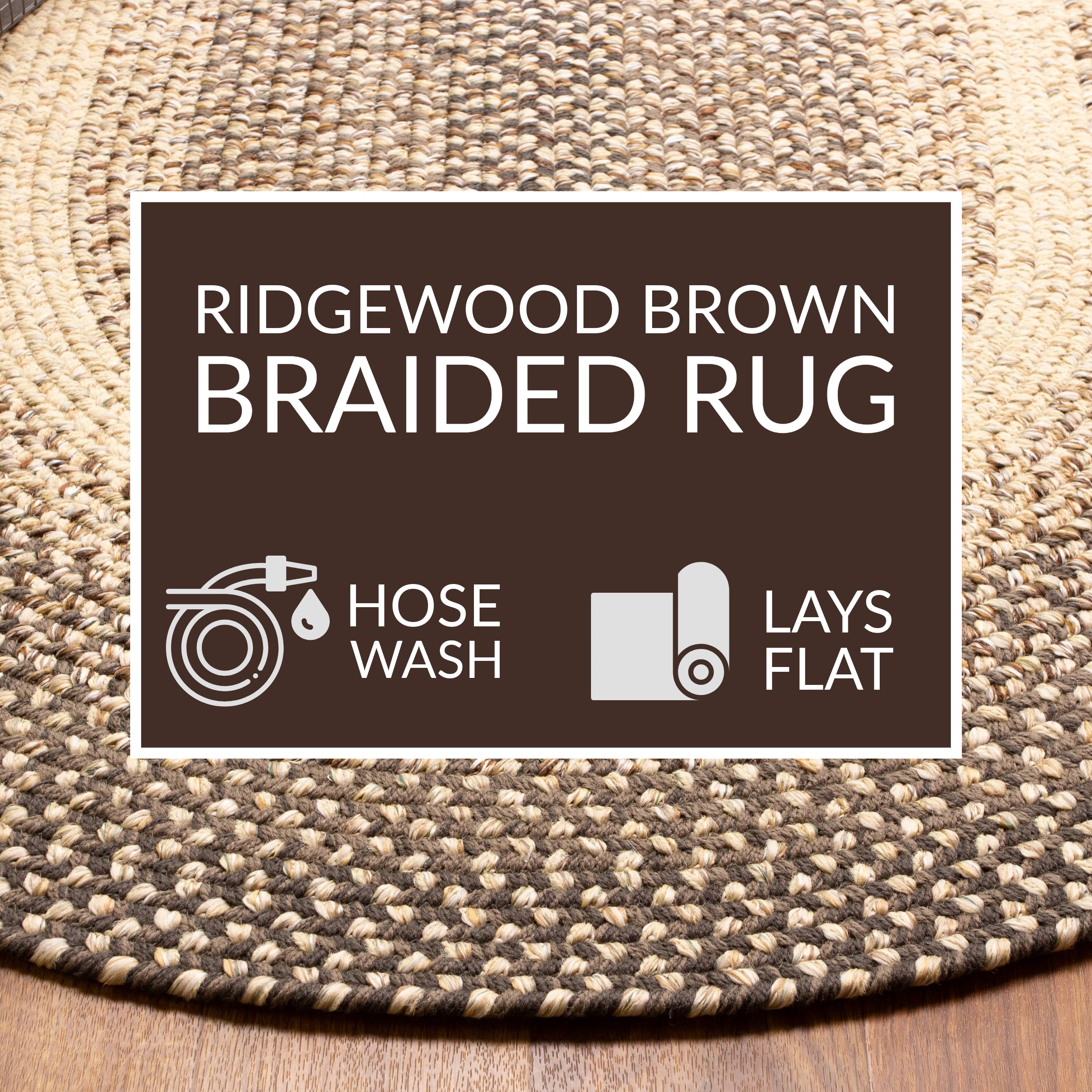 Ridgewood Braided Rug #color_brown velvet
