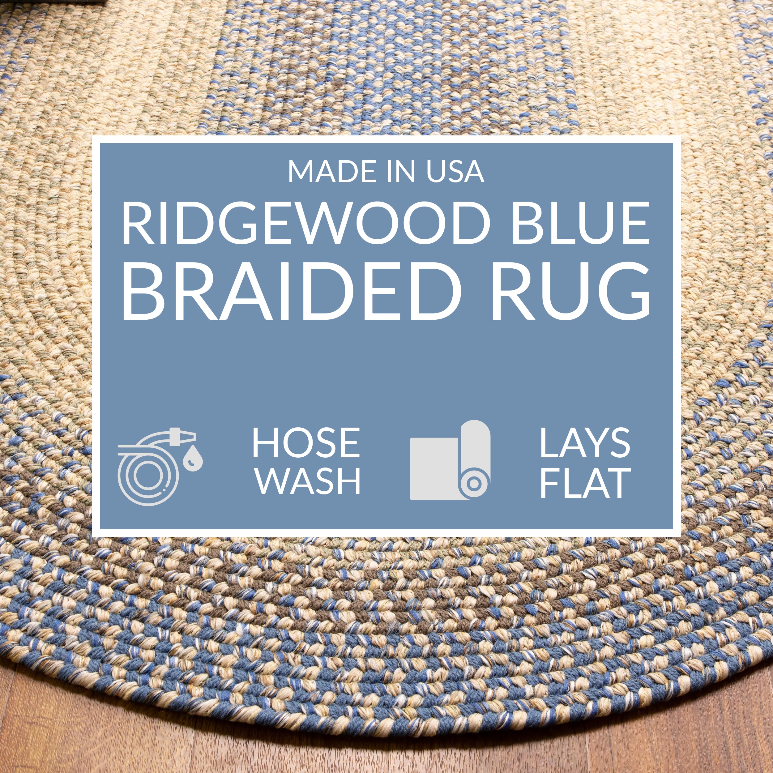 Ridgewood Braided Rug #color_blue
