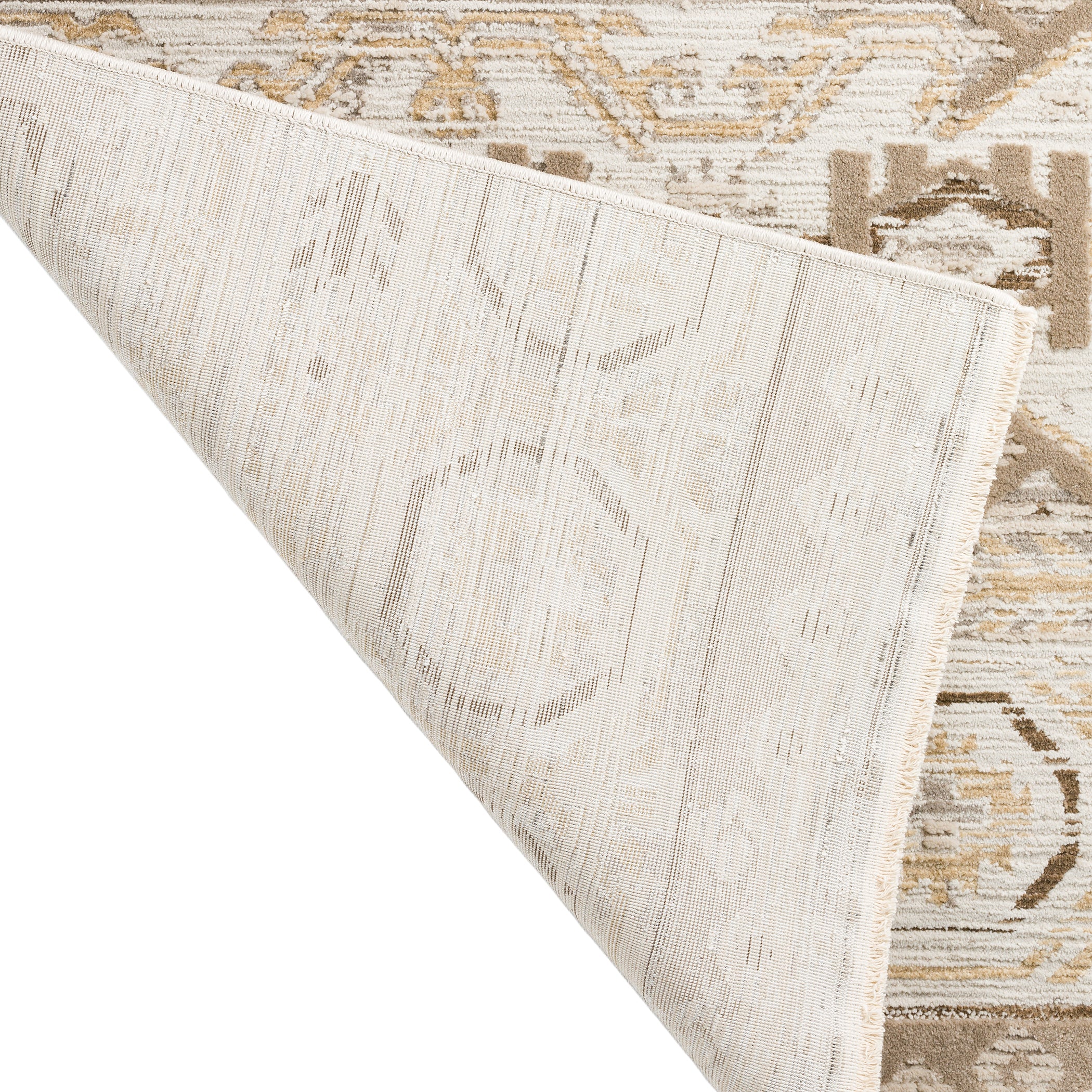 Transitional IZ3 Flax Brown Rug 3'3" x 5'3" #shape_Rectangle