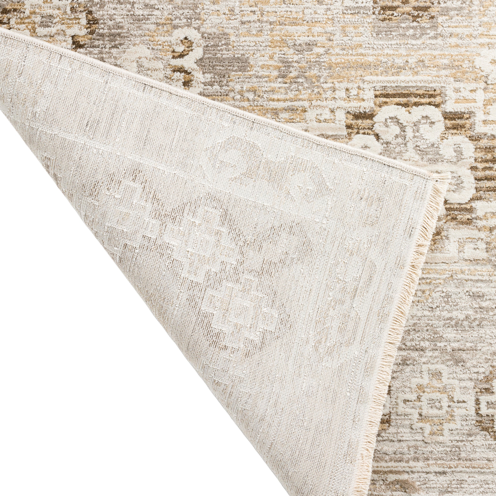 Transitional IZ4 Flax Brown Rug 3'3" x 5'3" #shape_Rectangle
