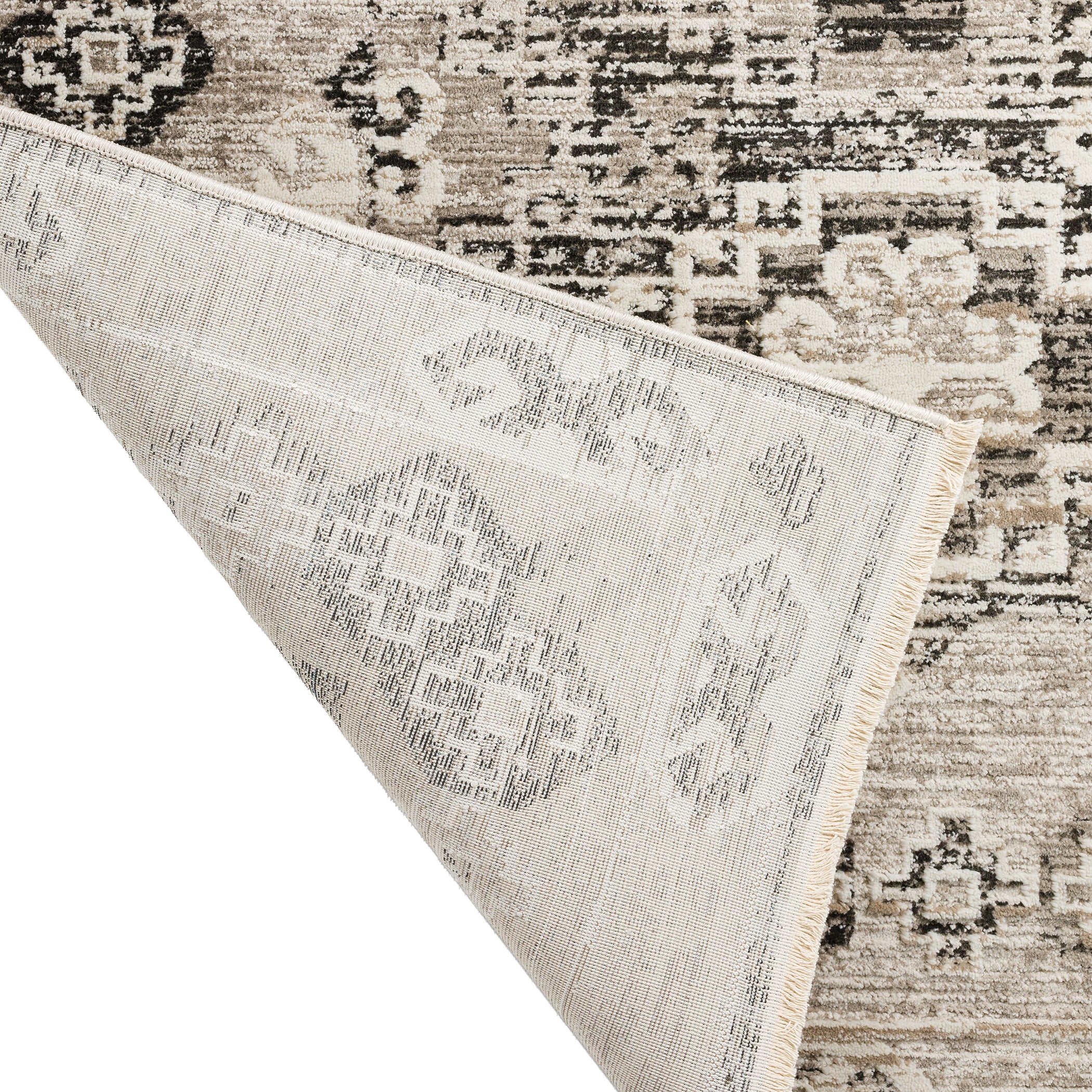 Transitional IZ4 Midnight Black Rug 3'3" x 5'3" #shape_Rectangle