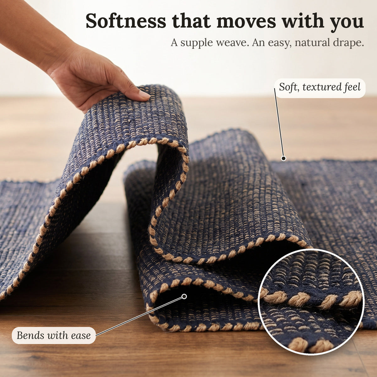Soft, supple weave that drapes naturally
