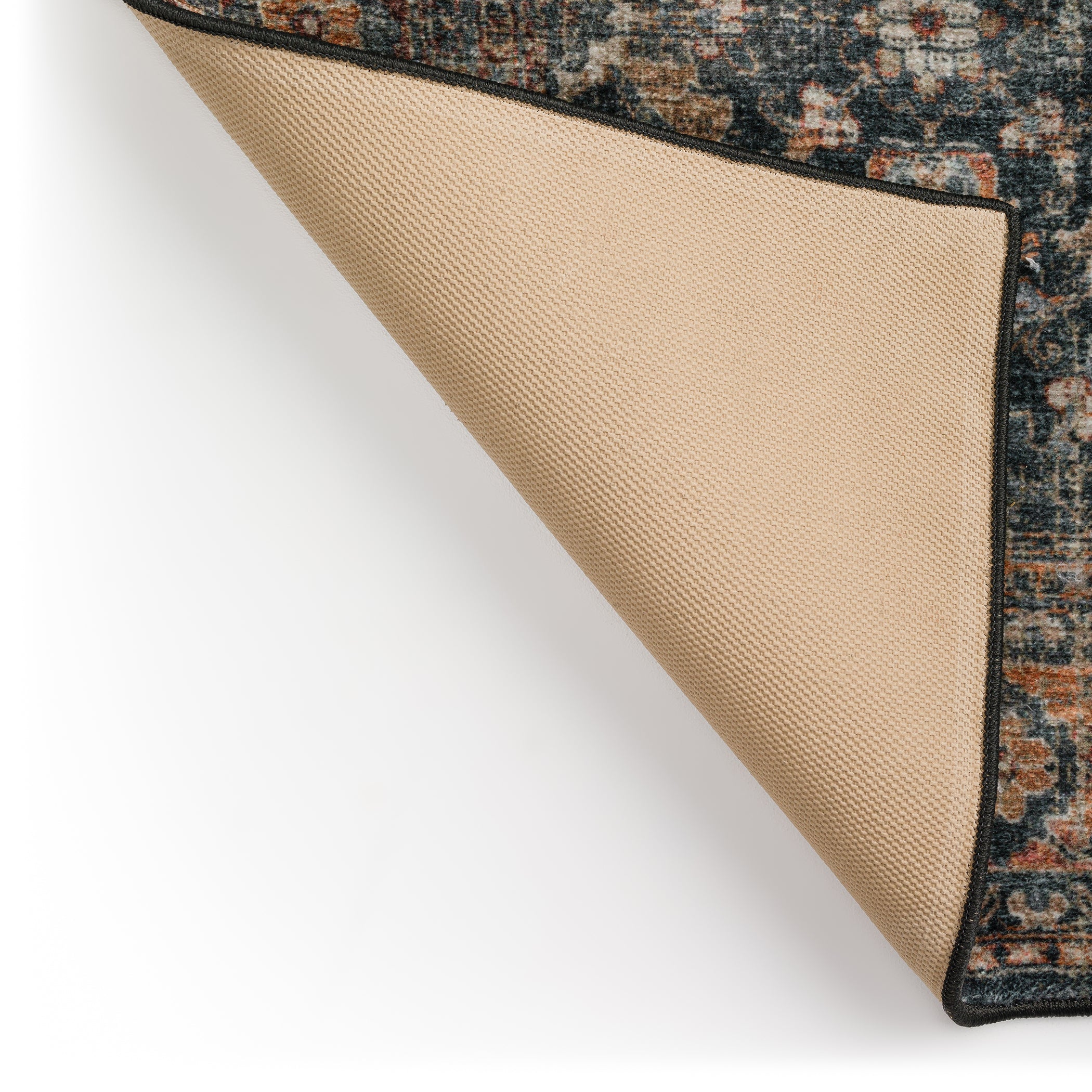 Indoor/Outdoor Traditional JC1 Charcoal Gray Rug 2' x 3' #shape_Rectangle