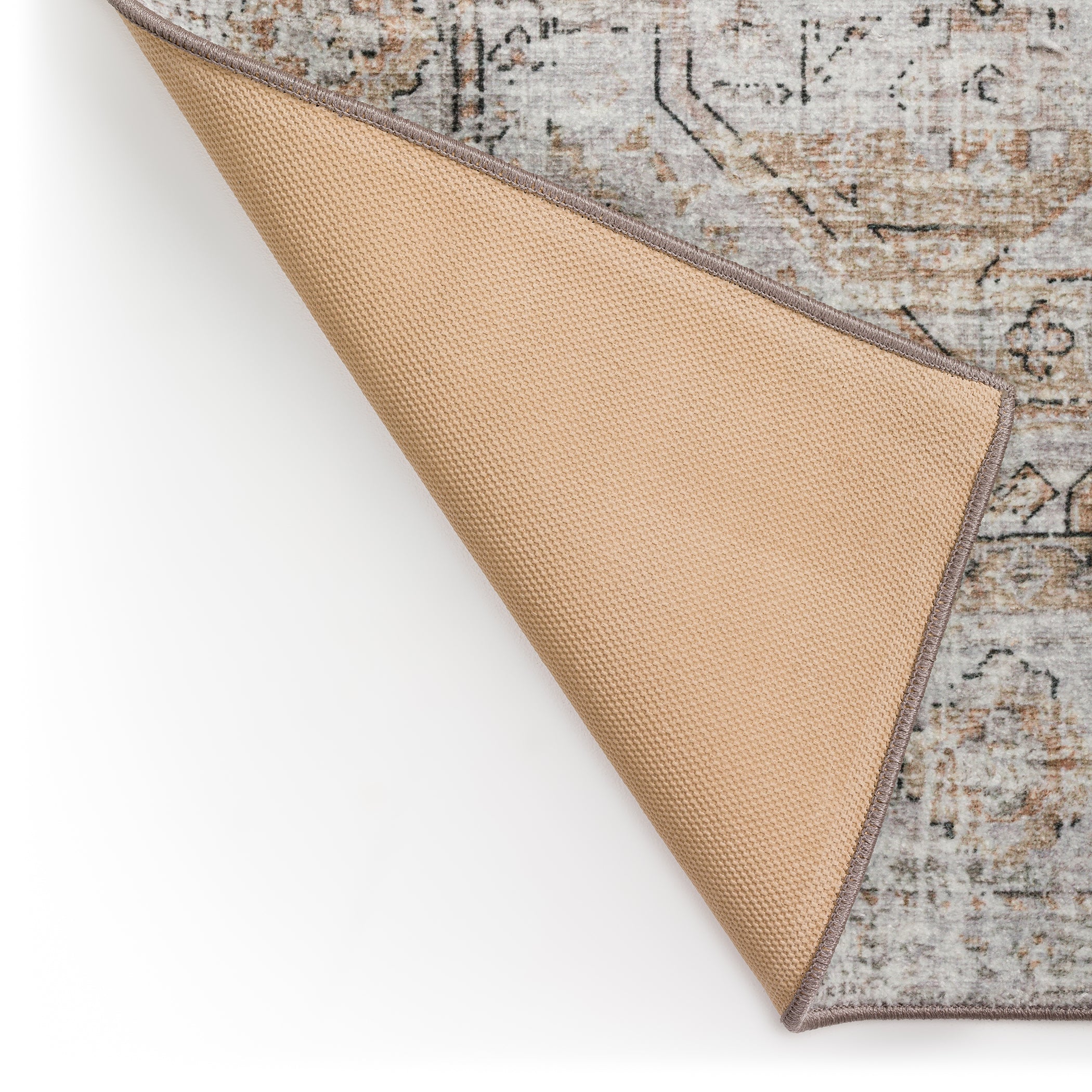 Indoor/Outdoor Traditional JC5 Tin Gray Rug 2' x 3' #shape_Rectangle