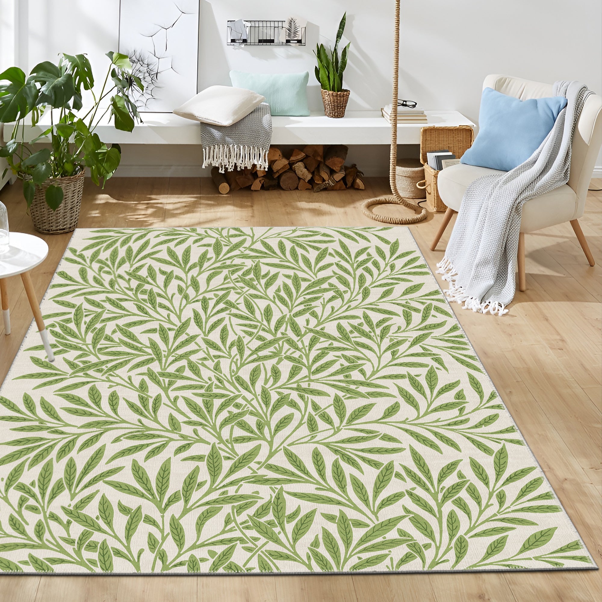 Sage Machine Washable Area Rug