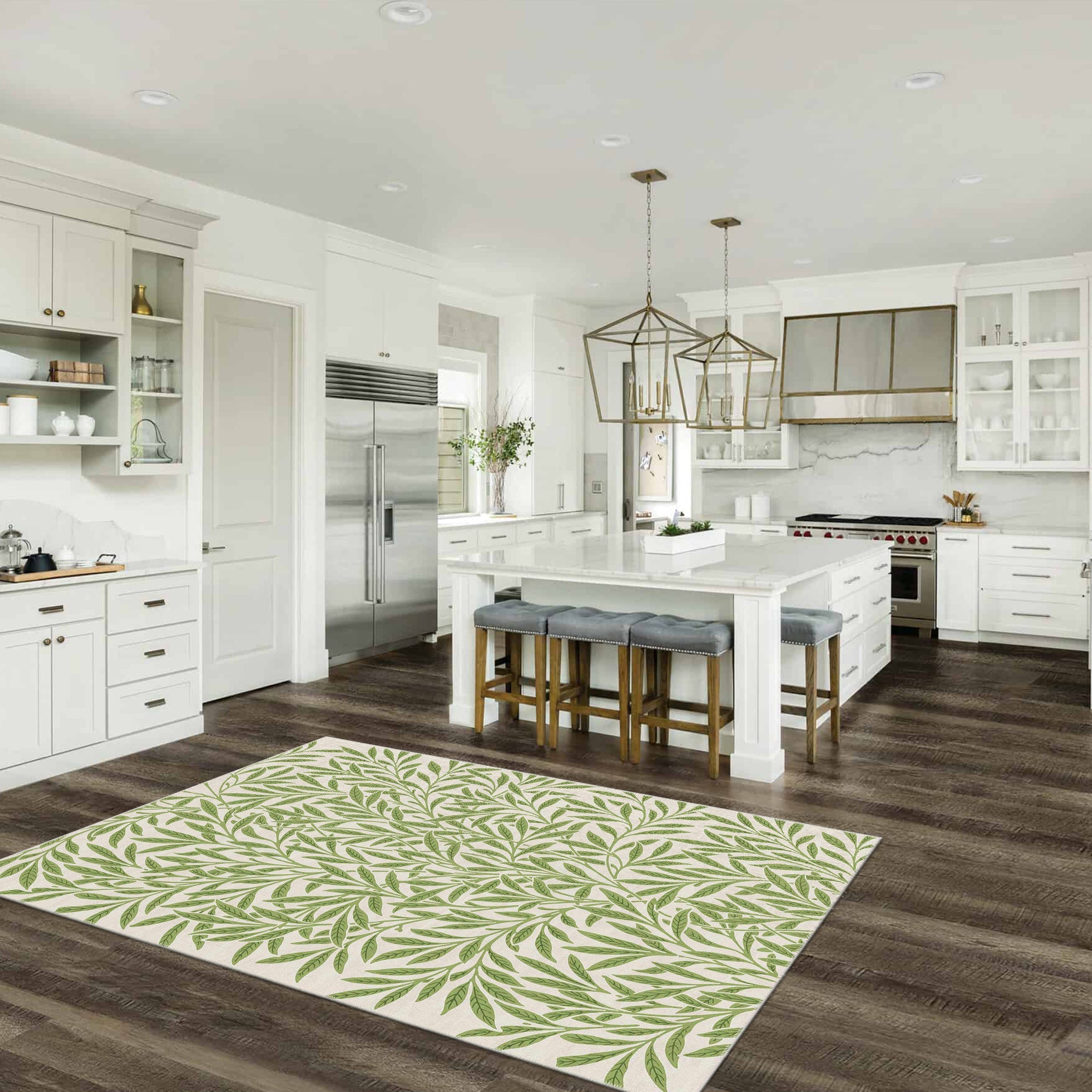 Sage Machine Washable Area Rug