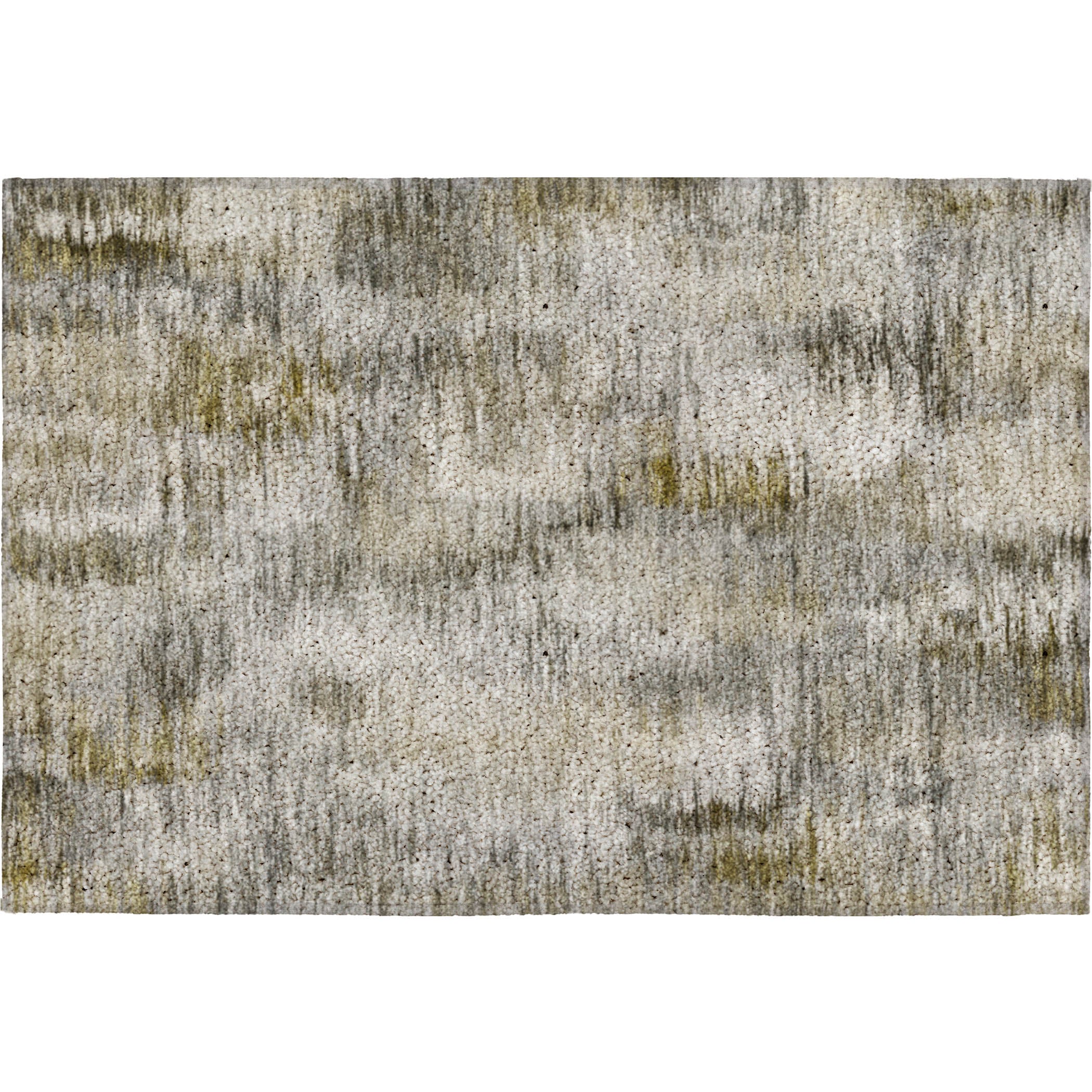 Luxury Washable Indoor/Outdoor Transitional KC1 Mocha Brown Rug 1'8" x 2'6" #shape_Rectangle
