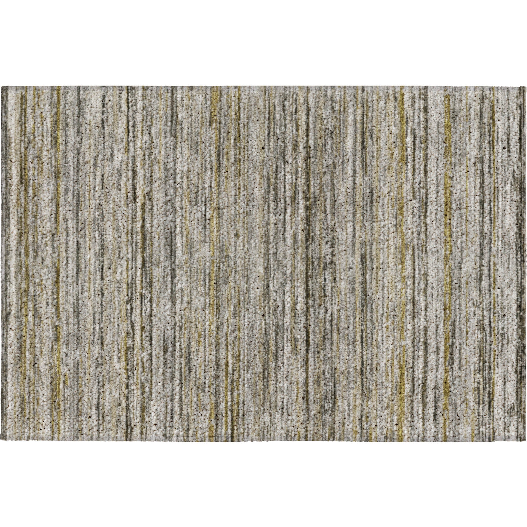 Luxury Washable Indoor/Outdoor Transitional KC3 Pewter Gray Rug 1'8" x 2'6" #shape_Rectangle