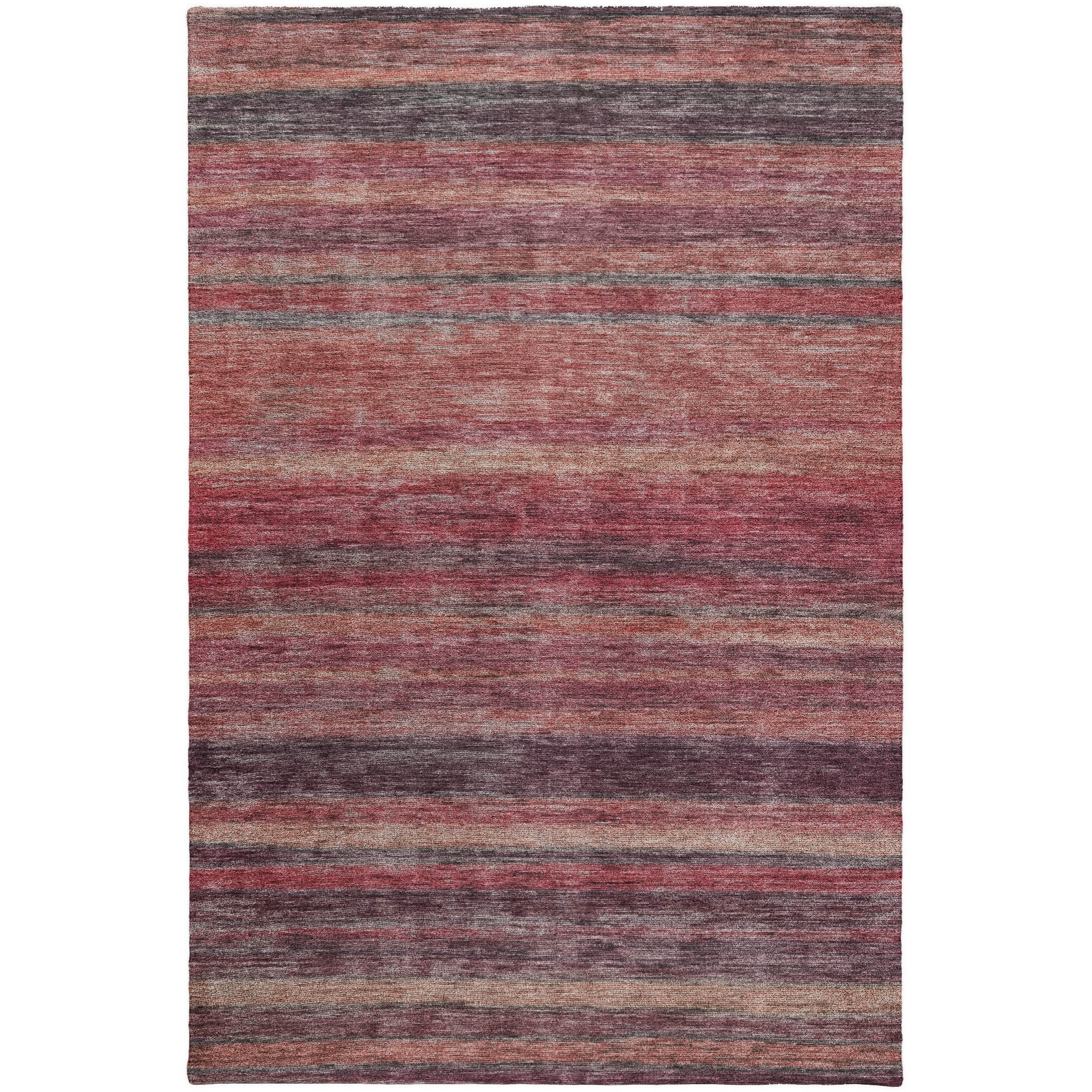 Luxury Washable Indoor/Outdoor Transitional KC5 Merlot Red Rug 2'6" x 3'10" #shape_Rectangle