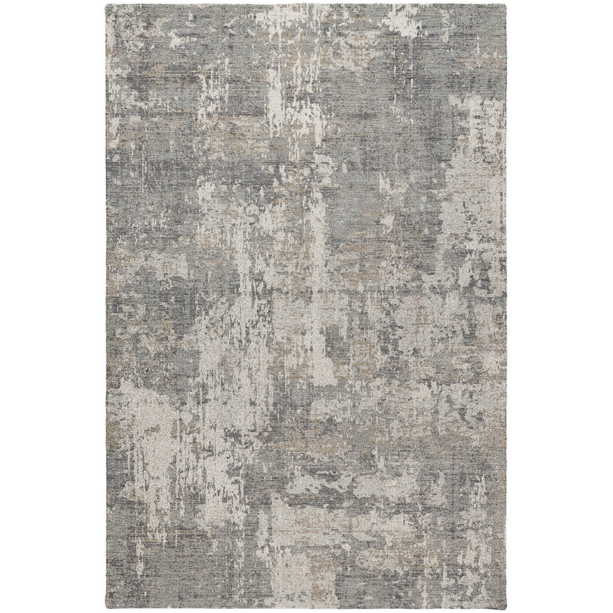 Luxury Washable Indoor/Outdoor Transitional KC7 Gray Rug 2'6" x 3'10" #shape_Rectangle