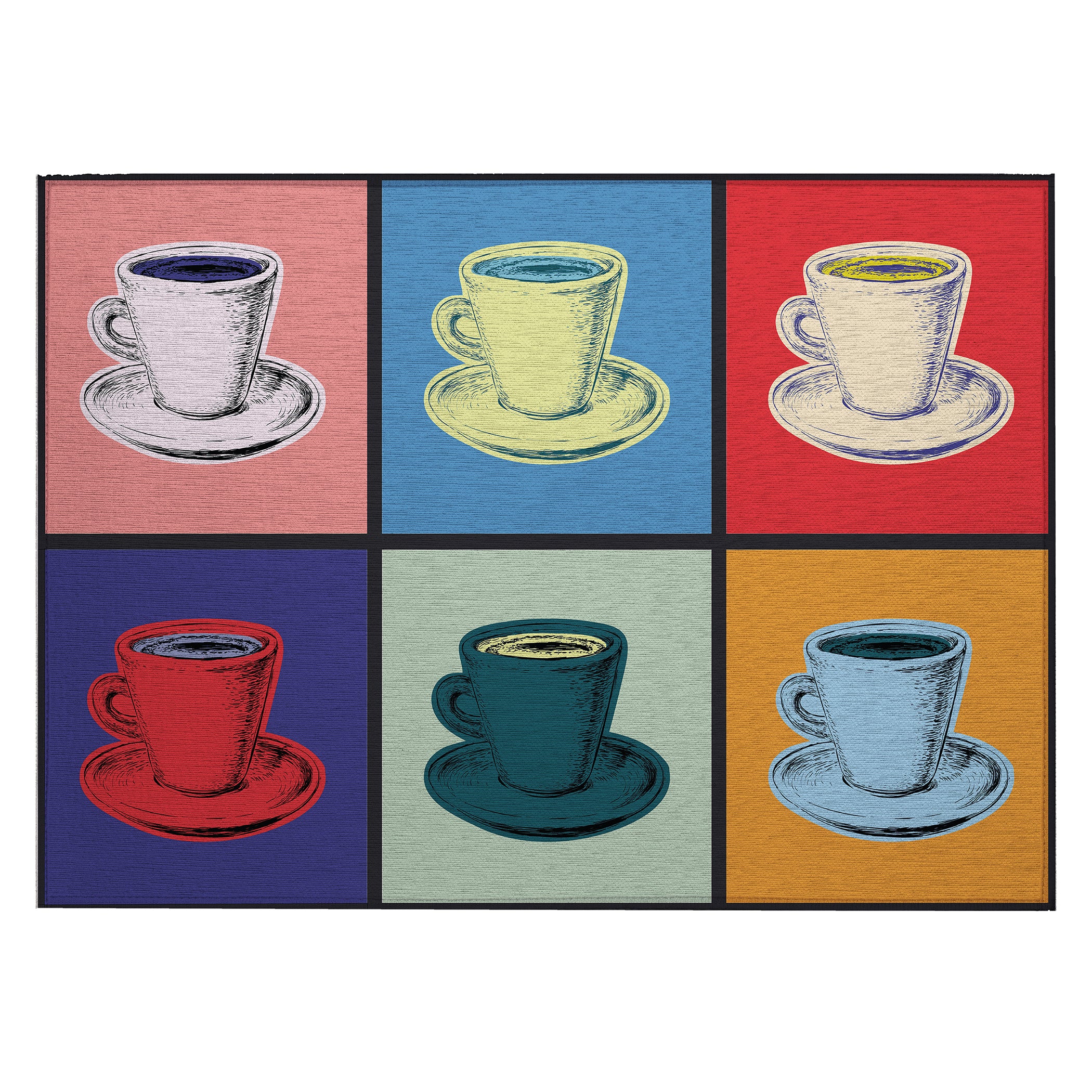 Luxury Machine Washable Indoor/Outdoor Kitchen KE10 Multi Rug 1'8" x 2'6" #shape_Rectangle