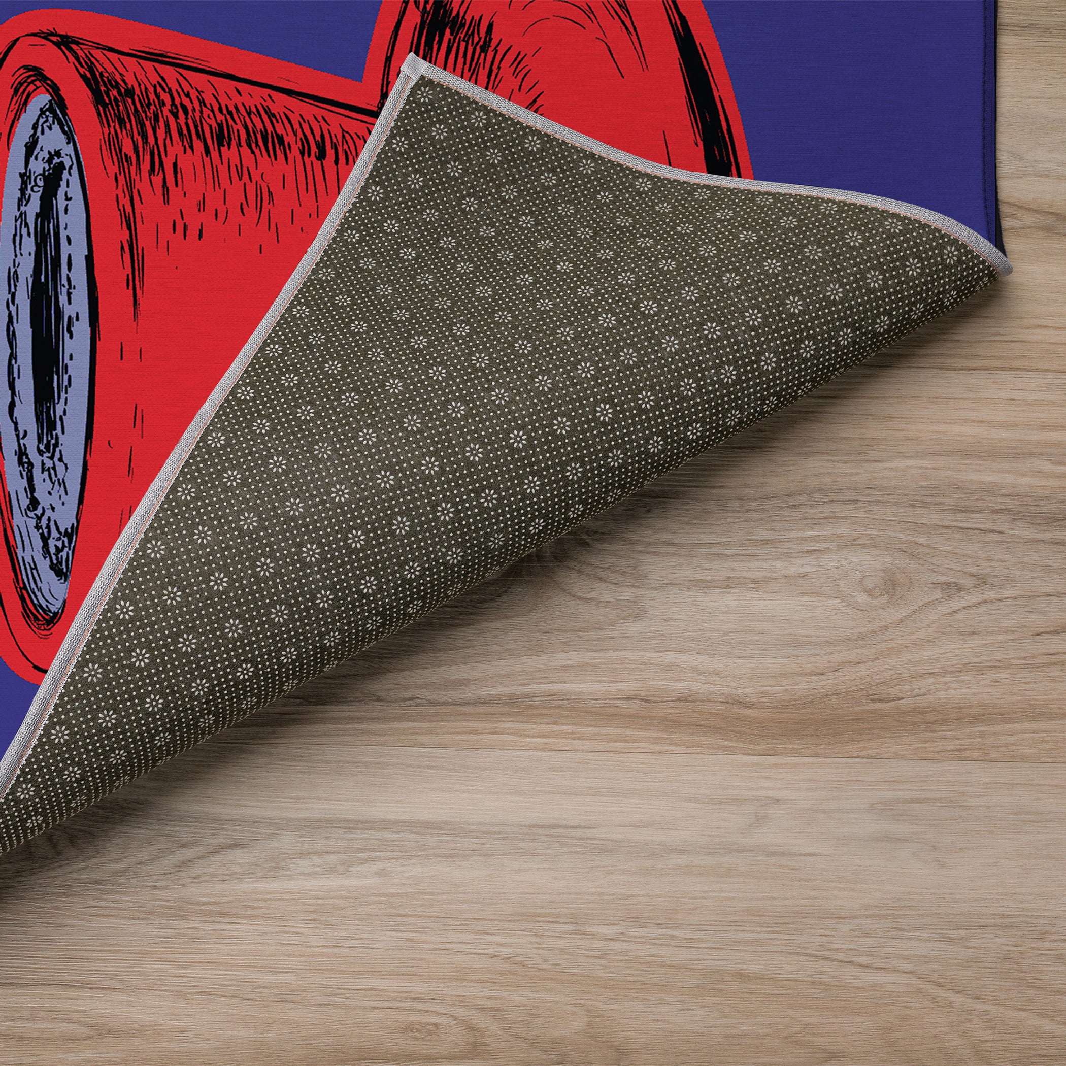 Luxury Machine Washable Indoor/Outdoor Kitchen KE10 Multi Rug 1'8" x 2'6" #shape_Rectangle