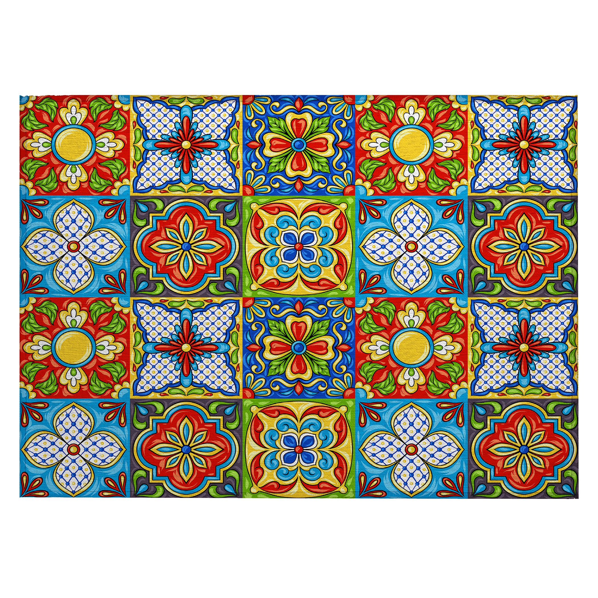 Luxury Machine Washable Indoor/Outdoor Kitchen KE20 Multi Rug 1'8" x 2'6" #shape_Rectangle