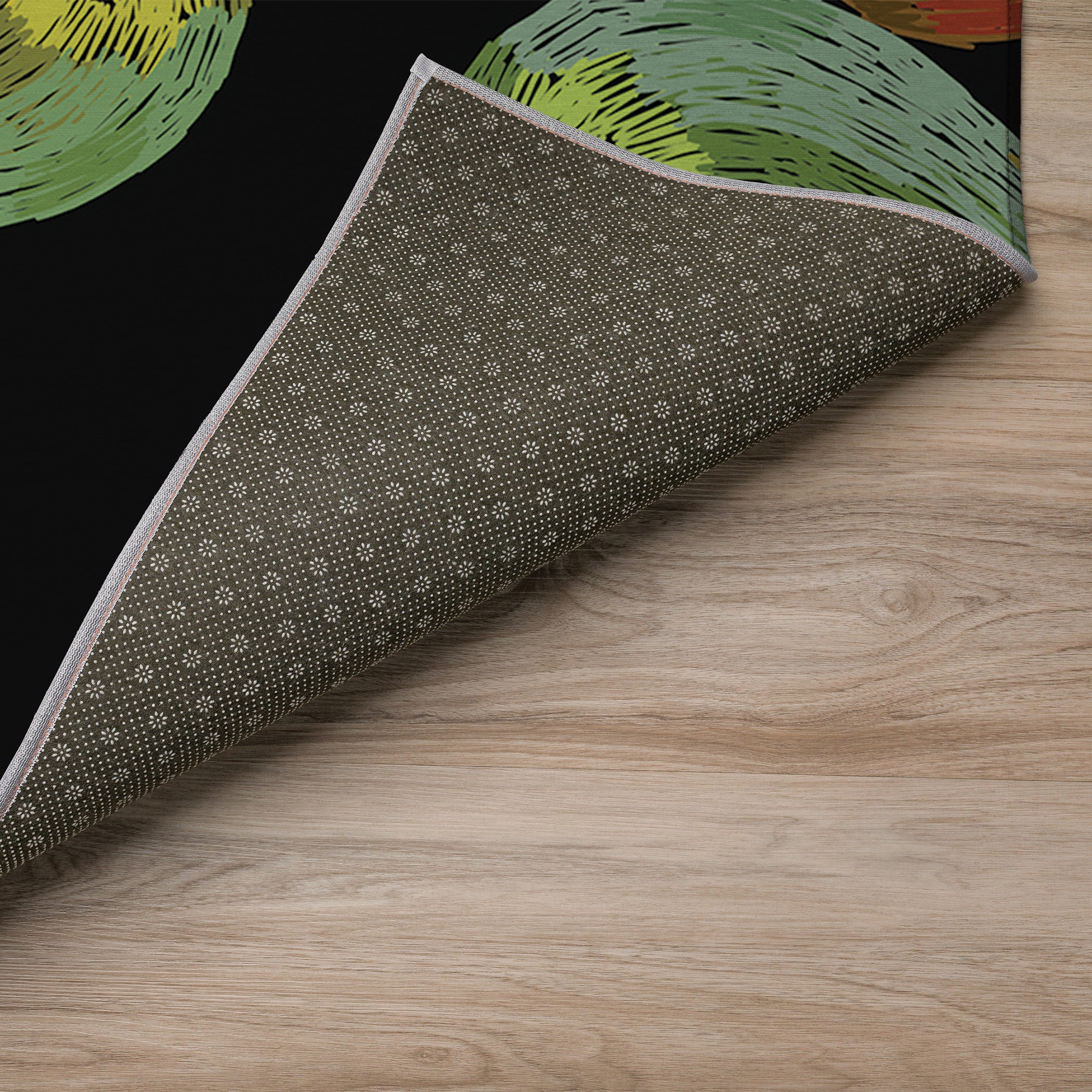 Luxury Machine Washable Indoor/Outdoor Kitchen KE8 Black Rug 1'8" x 2'6" #shape_Rectangle