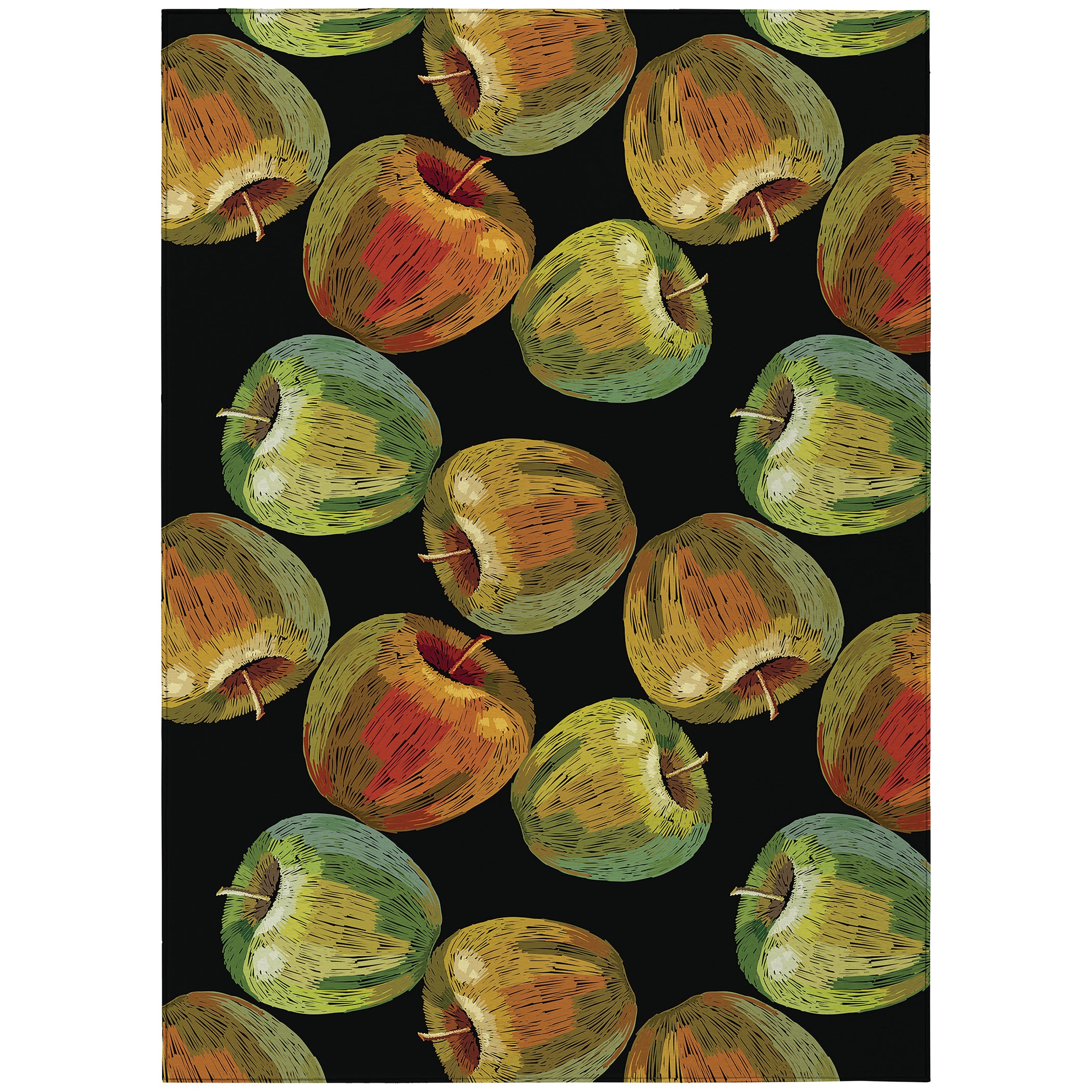 Luxury Machine Washable Indoor/Outdoor Kitchen KE8 Black Rug 2'6" x 3'10" #shape_Rectangle