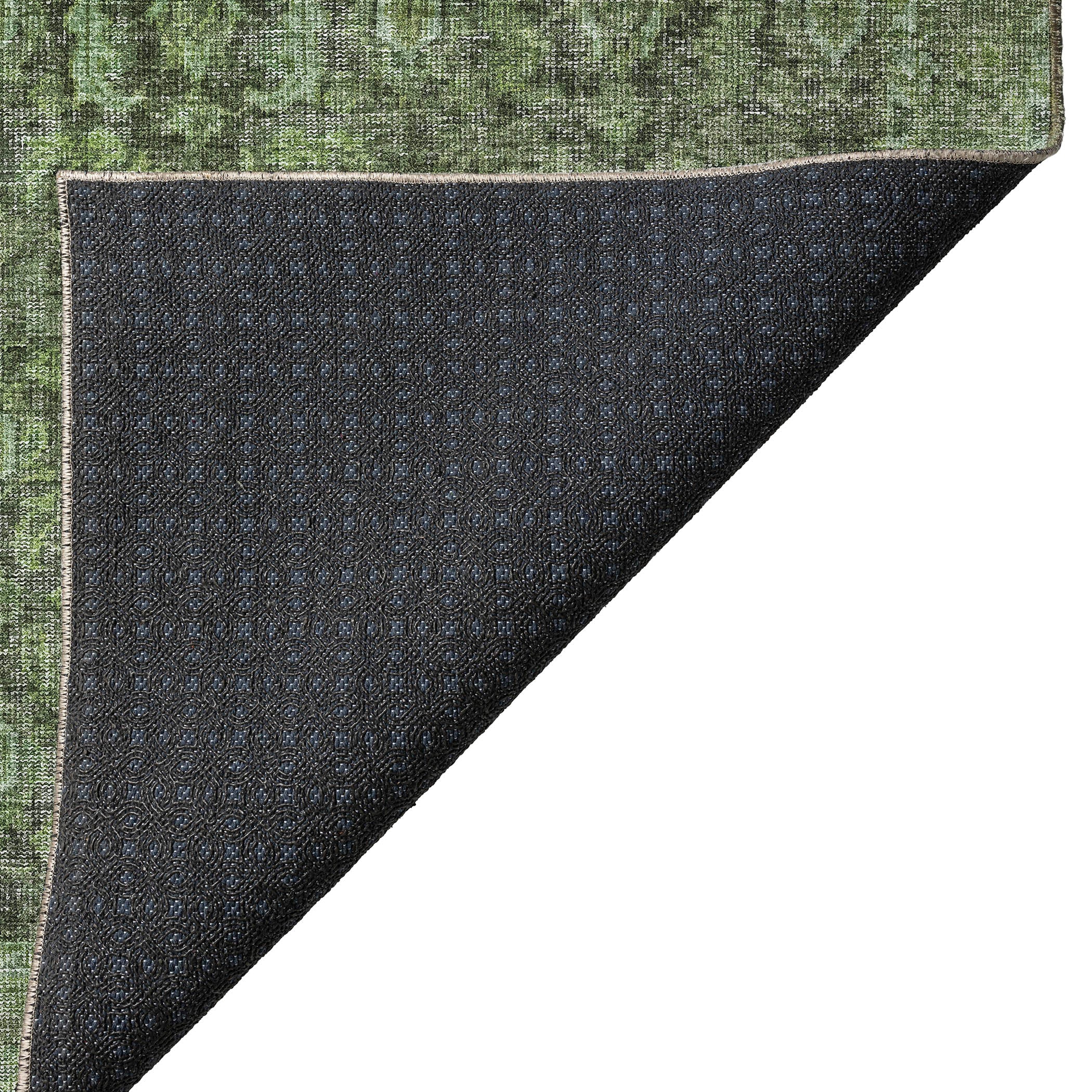 Indoor/Outdoor Traditional KJ3 Cactus Green Rug 1'8" x 2'6" #shape_Rectangle