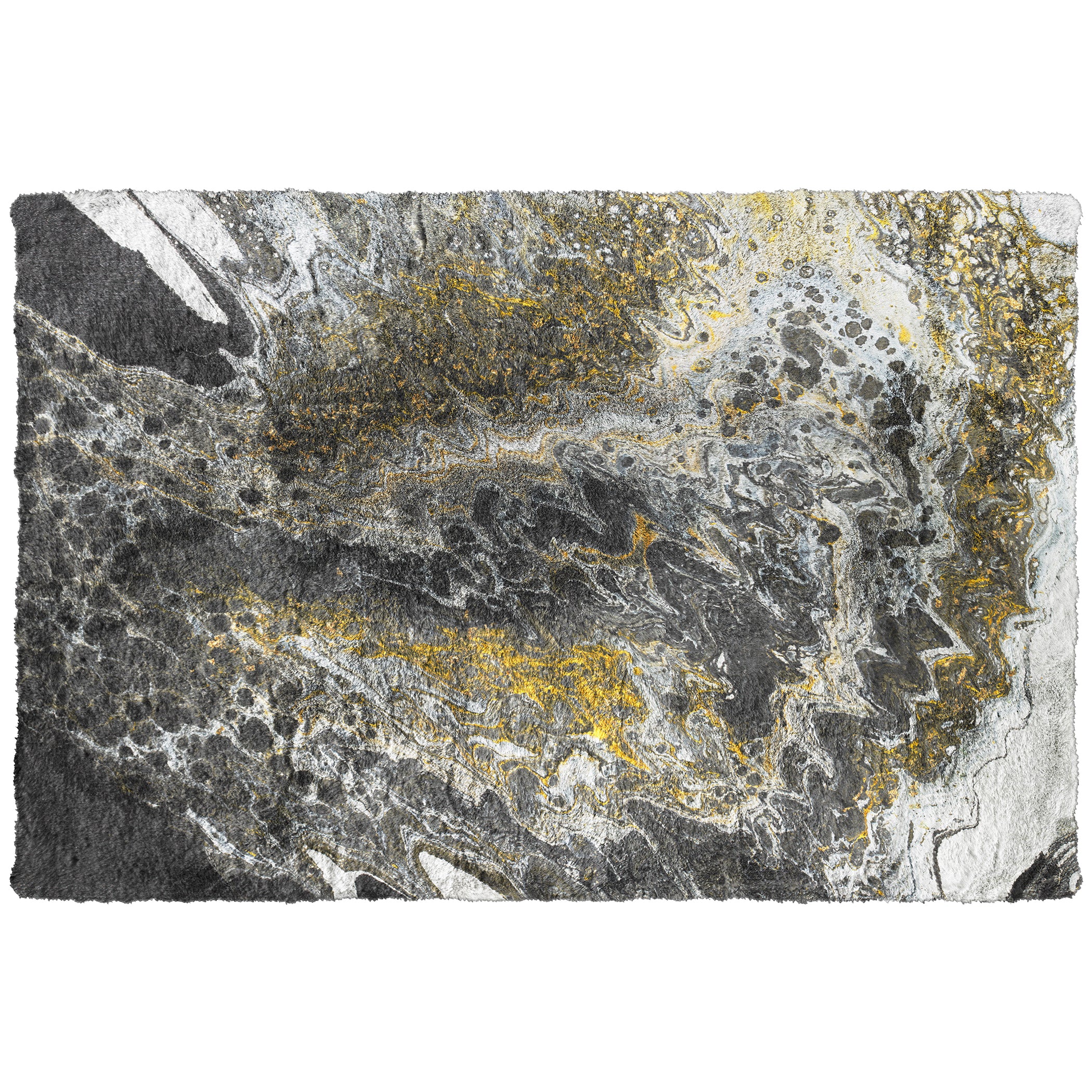 Luxury Machine Washable Contemporary KK13 Graphite Black Rug 1'8" x 2'6" #shape_Rectangle