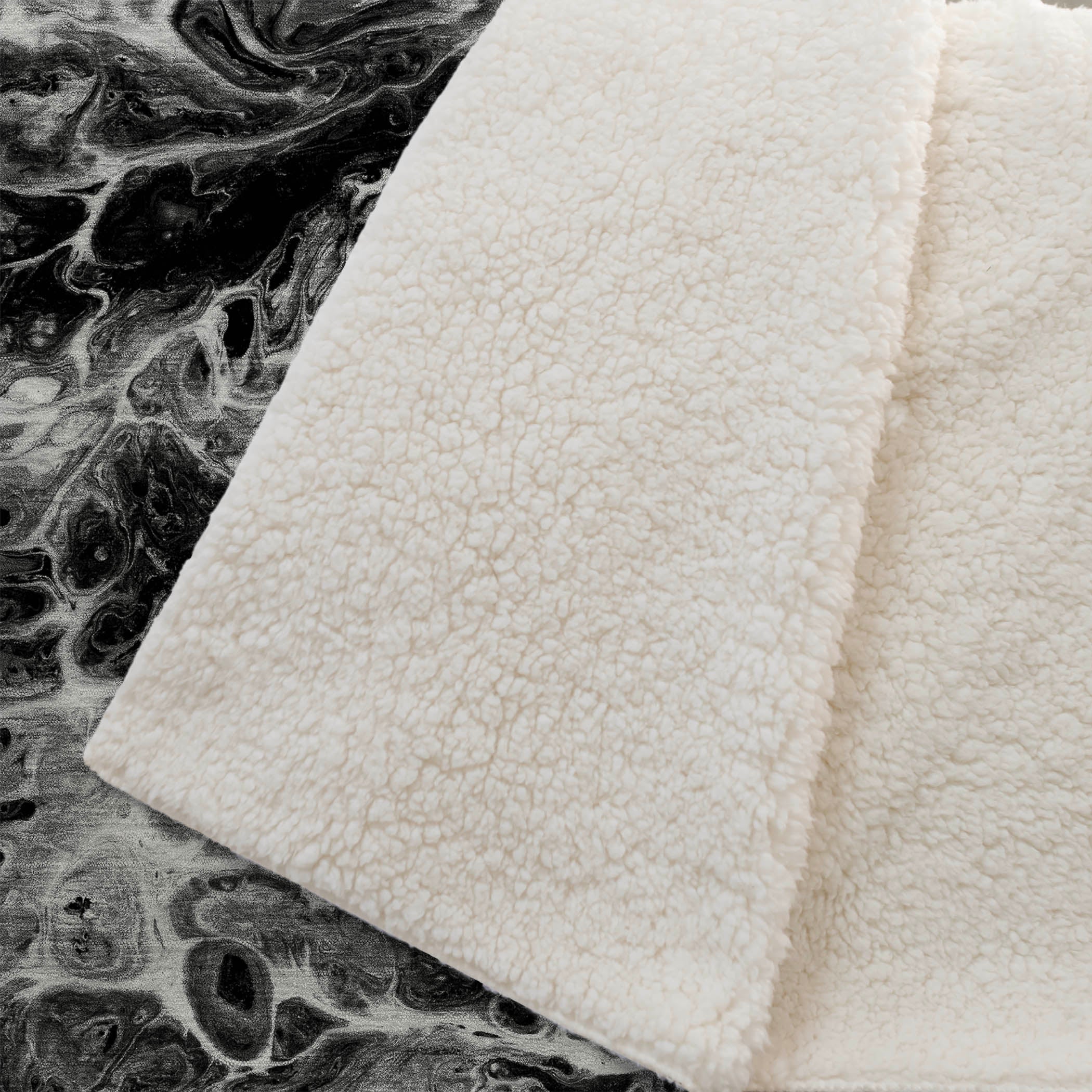 Luxury Machine Washable Contemporary KK14 Marble Black Rug 1'8" x 2'6" #shape_Rectangle