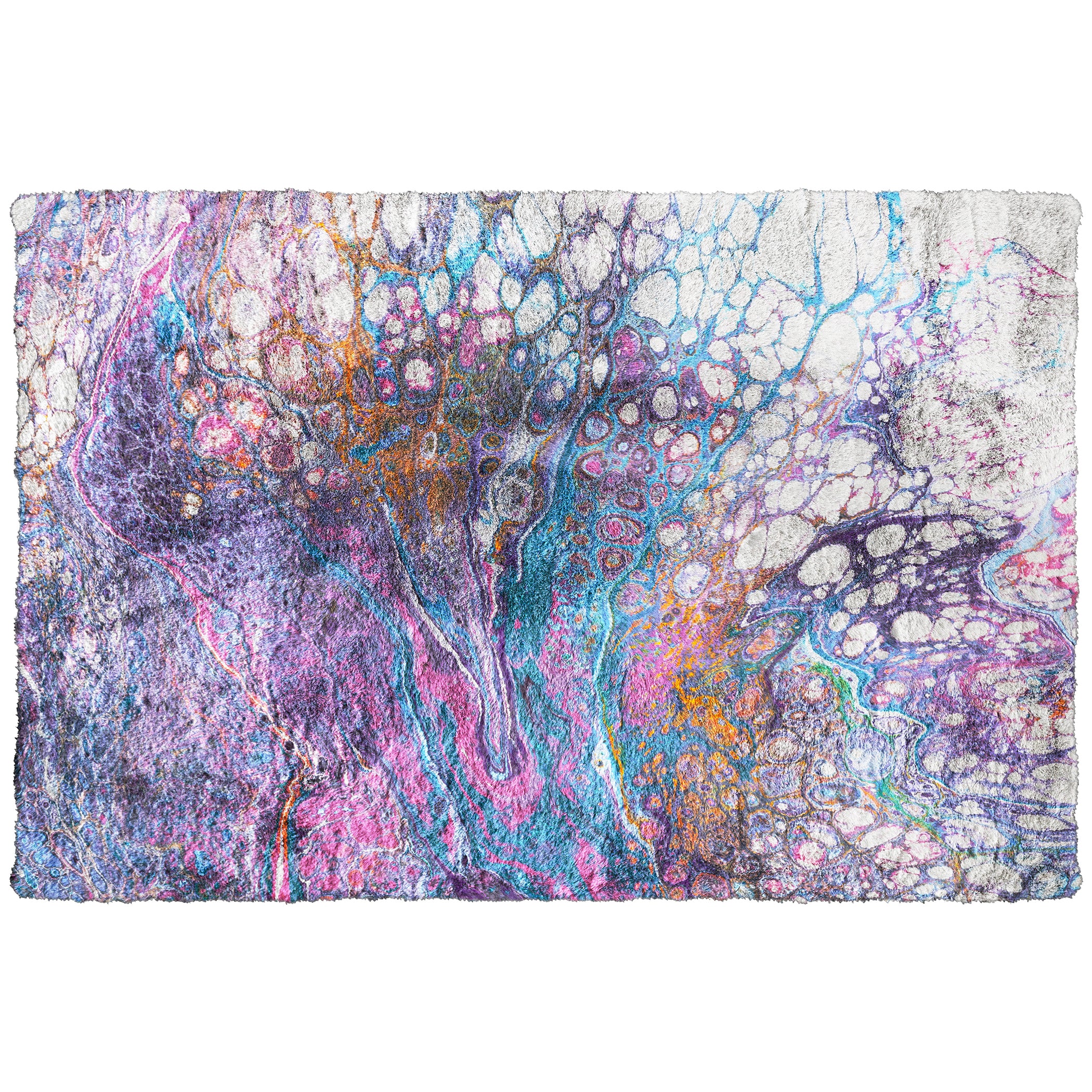 Luxury Machine Washable Contemporary KK19 Lavender Purple Rug 1'8" x 2'6" #shape_Rectangle